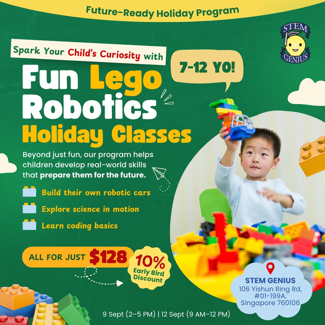 Kids Holiday Classes in Singapore: AI, Robotics - Stem Genius
